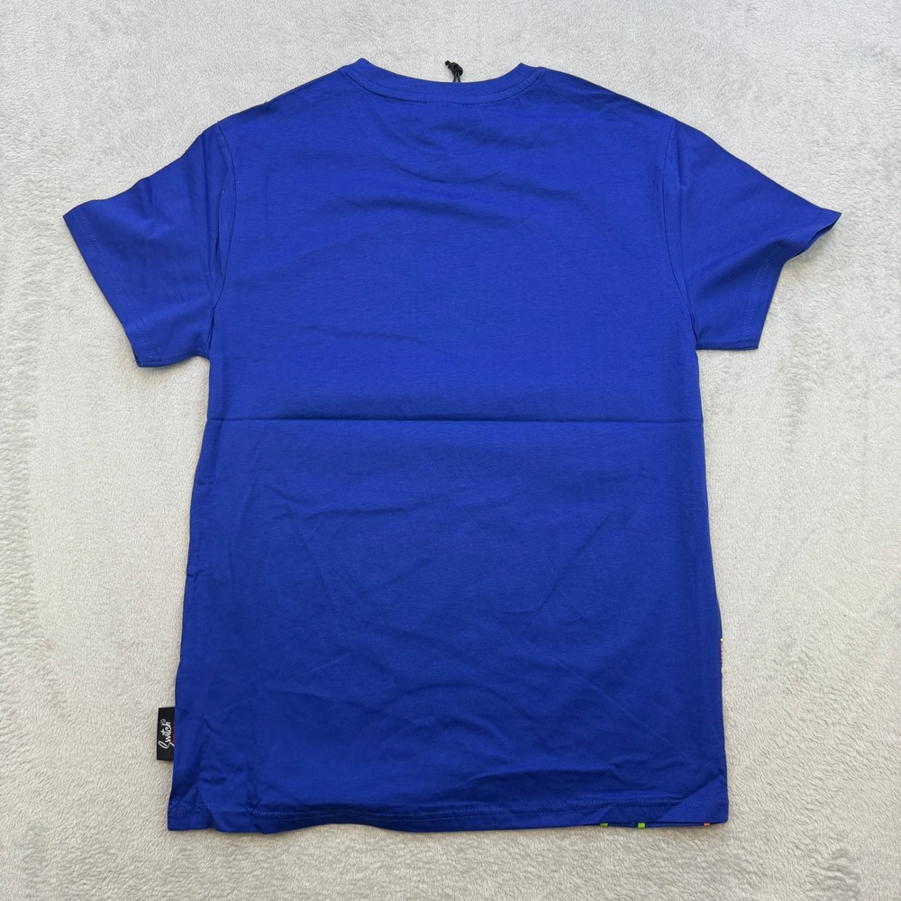Switch Remarkable T Shirt Mens Small Blue Make Money Graphic Chain Streetwear - Picture 3 of 3